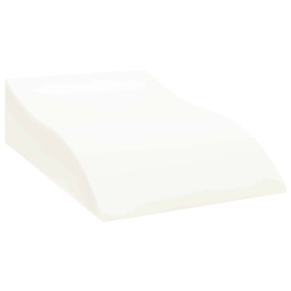 Cuscino per Gambe Bianco 68 x 40 x 18 cm Schiuma PU