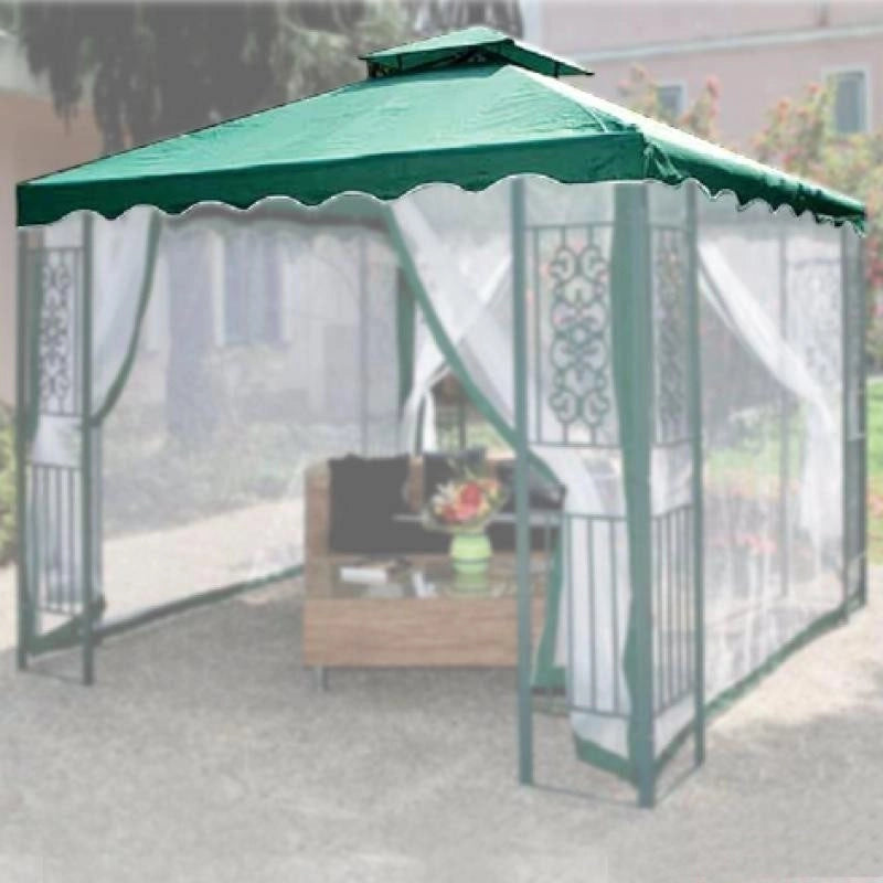 RICAMBIO TOP COPERTURA PER GAZEBO 3137 VERDE MT.3X3