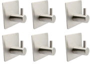 6 Pezzi di Asse da Asciugamano per Bagno in Acciaio Inossidabile