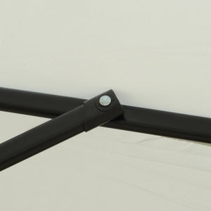 Ombrellone da Giardino Ø266x248,5 cm Inclinabile con Manovella Bianco Crema