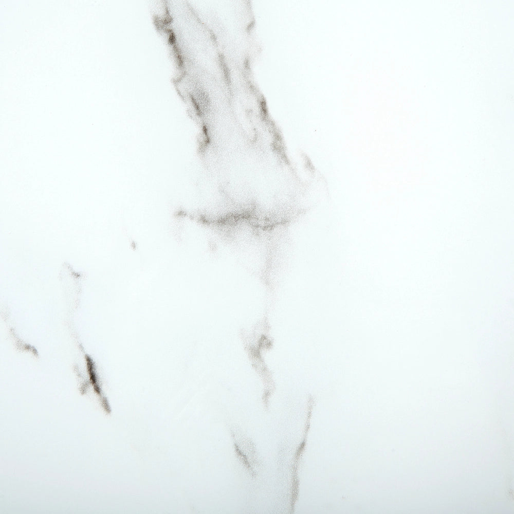 Consolle Effetto Marmo Bianco Piano In Vetro Temperato Base In Metallo Nero Glam Moderno Soggiorno Camera Da Letto Corridoio