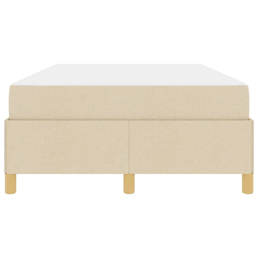 Struttura del letto con materasso Crema 120 x 190 cm Tessuto 3398925