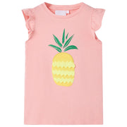 Maglietta da Bambina Rosa 128cod mxl 110431