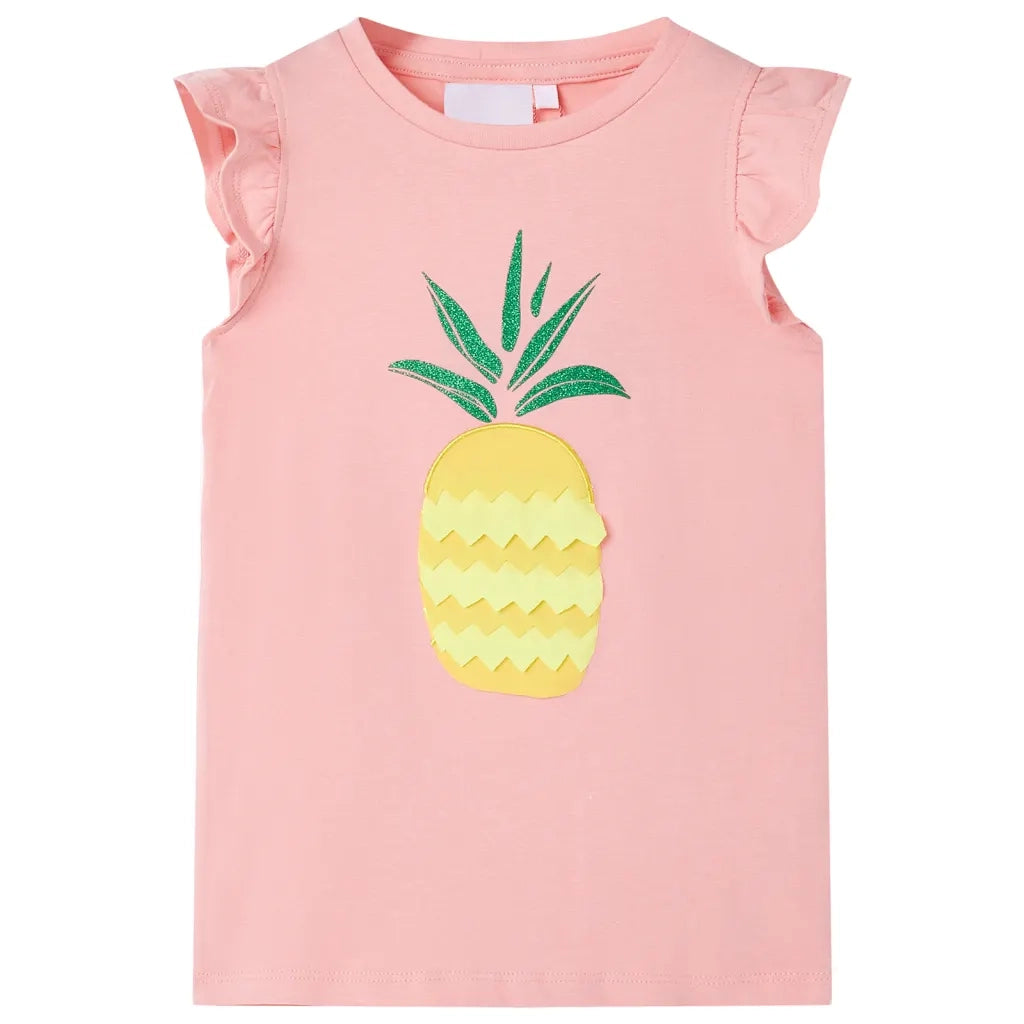Maglietta da Bambina Rosa 128cod mxl 110431