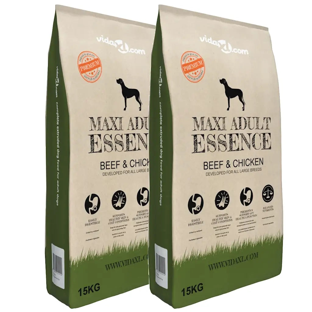 Cibo Premium Cani Maxi Adult Essence Beef & Chicken (2 x 15 kg) 275193