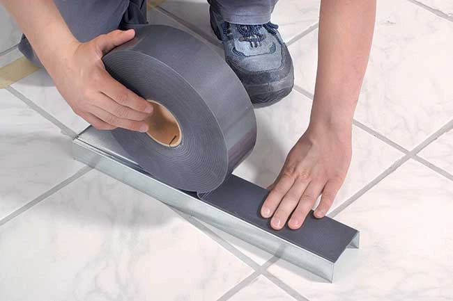 NASTRO BIADESIVO PER PROFILI GUIDA DEL CARTONGESSO mm 70x3x20 mt