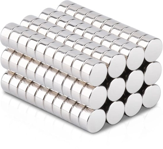 FPMYB 120 pezzi magneti forti 6 x 3 mm, magneti neodymium magneti extra forti magneti piccoli rotondi mini magneti per tabellone magnetico, frigorifero, lavagna bianca, foto, bacheca, ufficio
