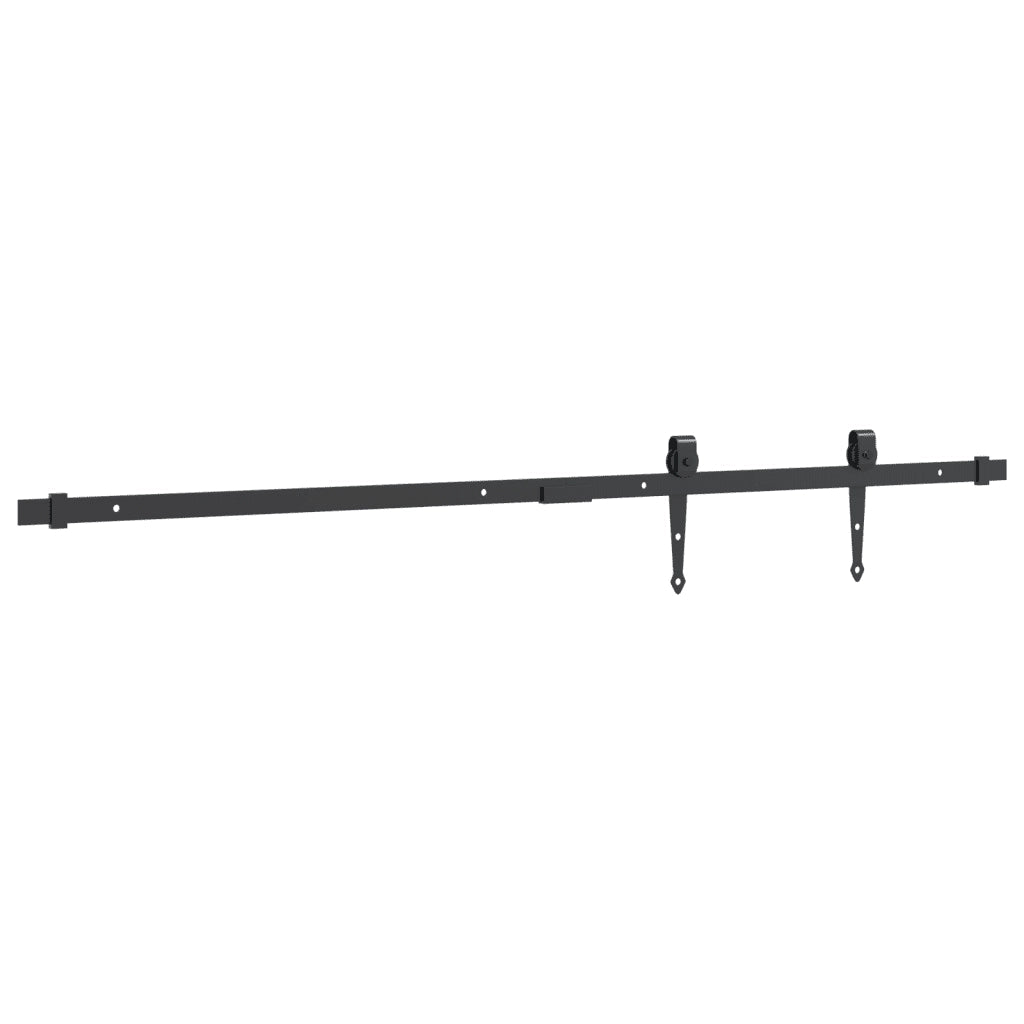 Kit Mini Anta Scorrevole Armadio in Acciaio al Carbonio 122 cm