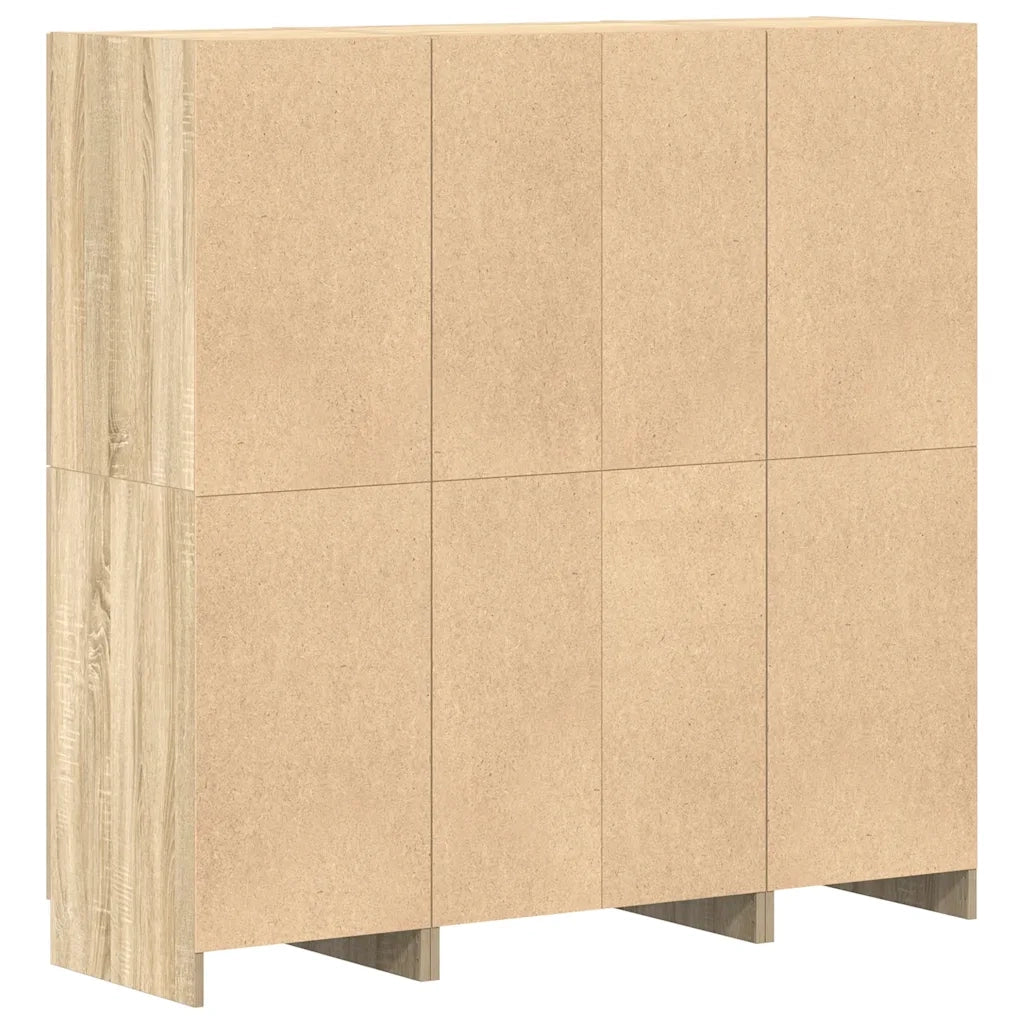 vidaXL Set di Mobili da Cucina 3 pz Rovere Sonoma in Truciolato