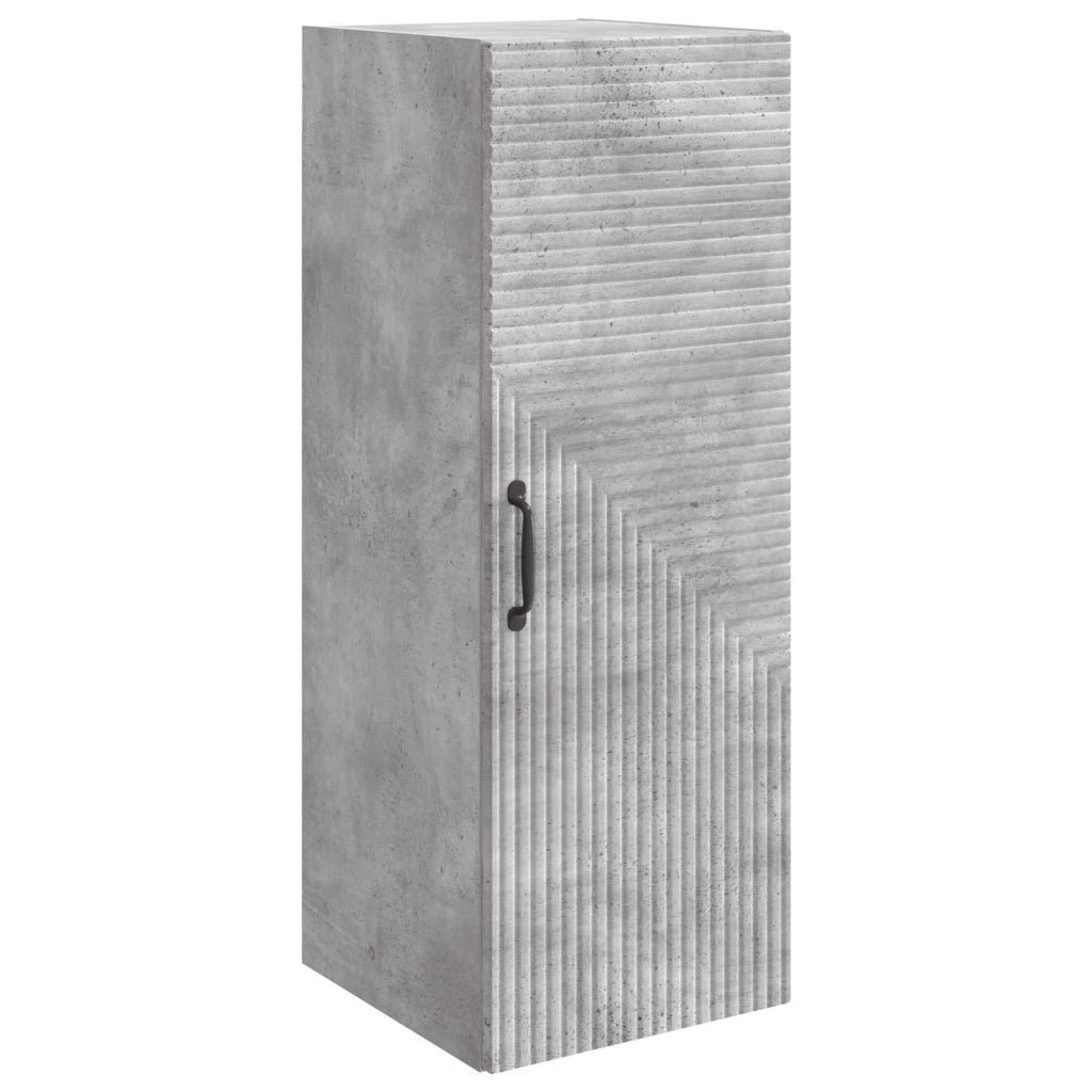 Mobiletto a muro Grigio Cemento 33 x 34,5 x 90 cm