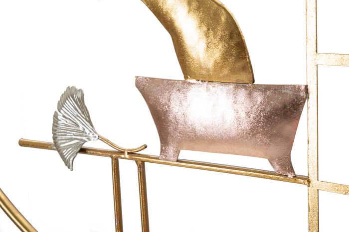 Pannello da Muro Nippon 1 91,5x3x63 cm in Ferro