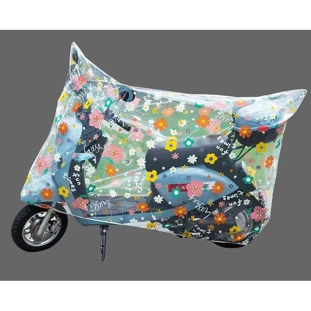 Trade Shop - Telo Copri Motorino Moto Bici Impermeabile Resistente Antipioggia Neve Polvere 220x120cm -
