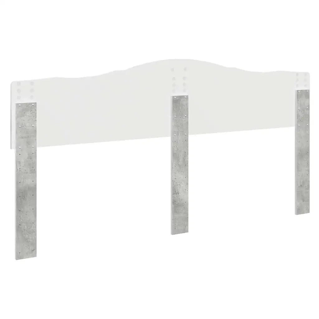 Testiera-Testata-Testiera Decorativa Grigio cemento 180 cm Legno multistrato 737859