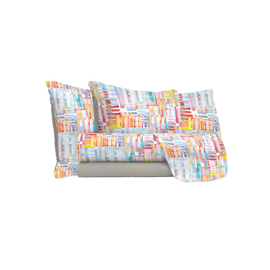 Set Lenzuola Singolo con Stampa Sopra Sotto e Federe Francis