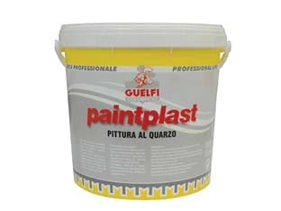 QUARZO PLASTICO PAINTPLAST PER INTERNI ED ESTERNI  lt.5 bianco    GUELFI