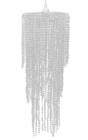 Lampada a sospensione moderna in cristallo 70 cm bianco 2402013