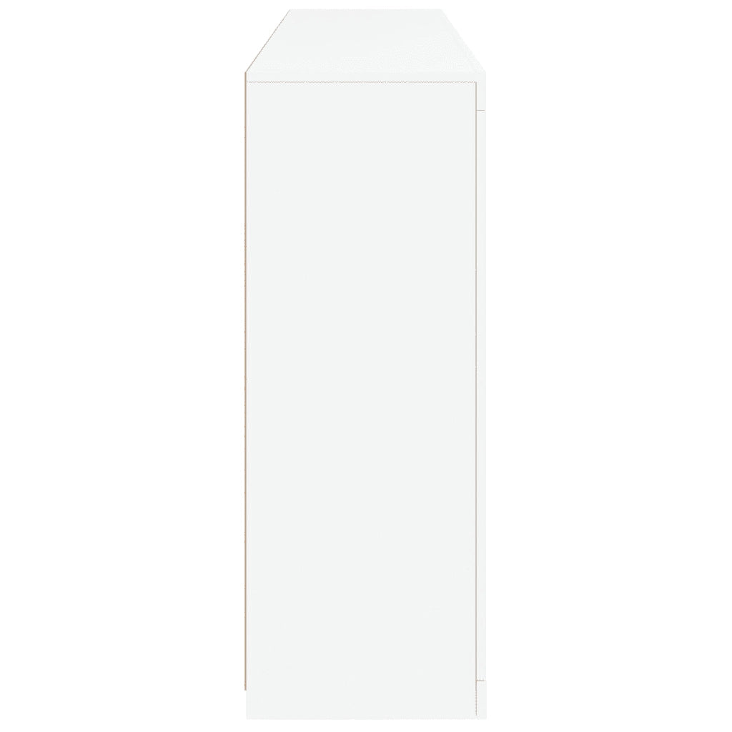 Credenza con Luci LED Bianca 162x37x100 cm 3209142