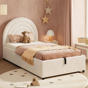 Letto bambino 90x200cm?- Xylo - velluto beige