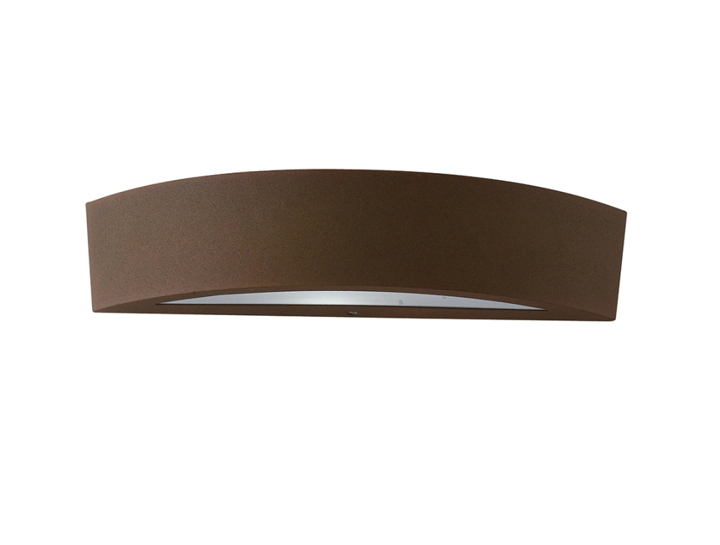 APPLIQUE BIEMISSIONE TUCSON BRONZO 2 LUCI ATTACCO E14 IP44 36X9,6X7,5CM IN ALLUMINIO