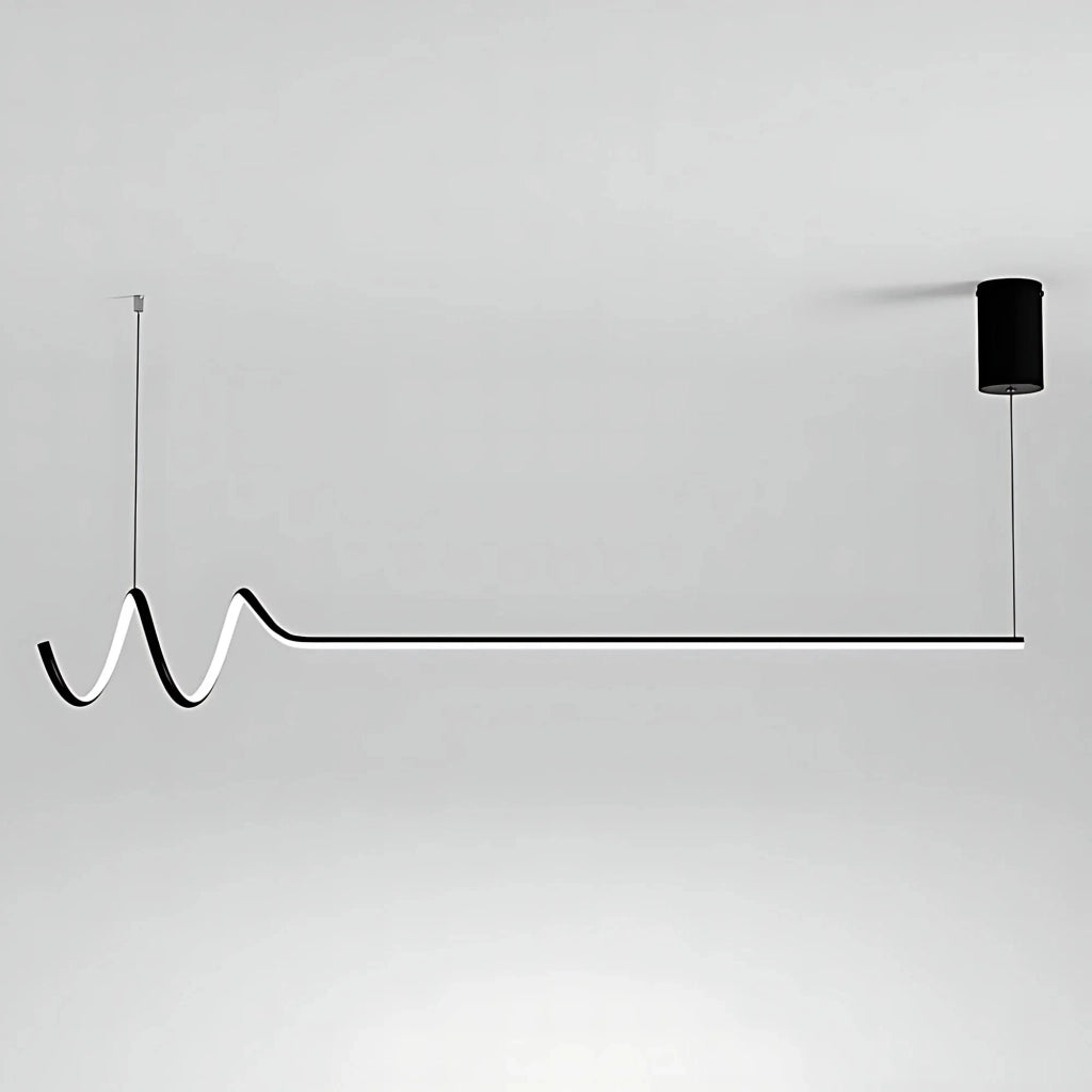 Lampada A Sospensione Lhj030-cp 120cm Nero