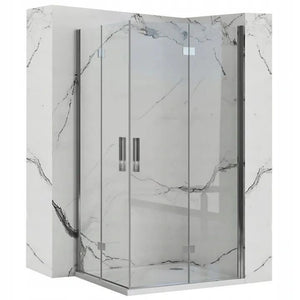 Cabina Doccia Rea Molier Chrome Double 80x90