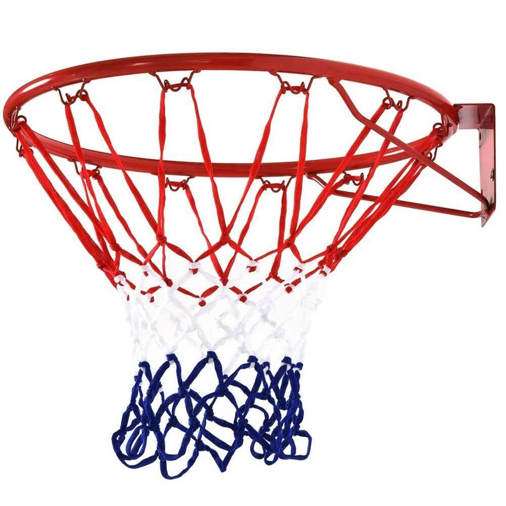 Canestro Basket Cerchio Regolamentare 46 CM 18'' con rete e kit di montaggio