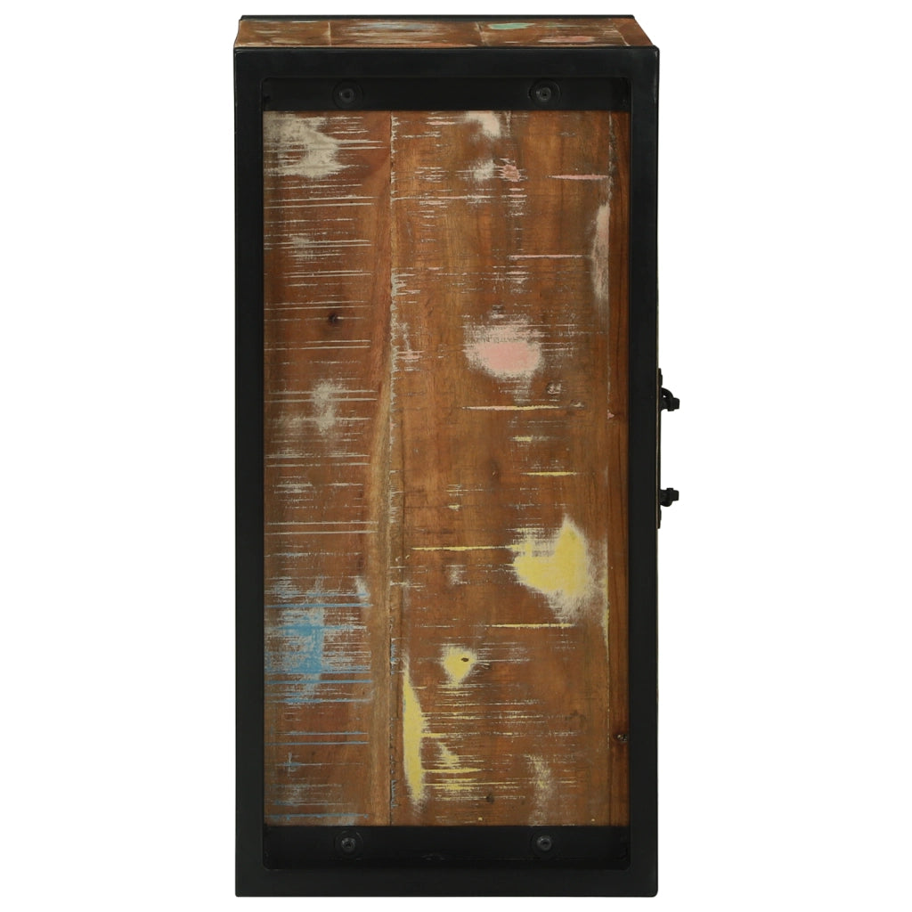 Mobile da Bagno Multicolore 40x30x60 cm Legno Massello di Recupero