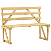 Panca da giardino mobili da esterno terrazza 120 x 50 x 90 cm legno di pino impregnato 02_0011195