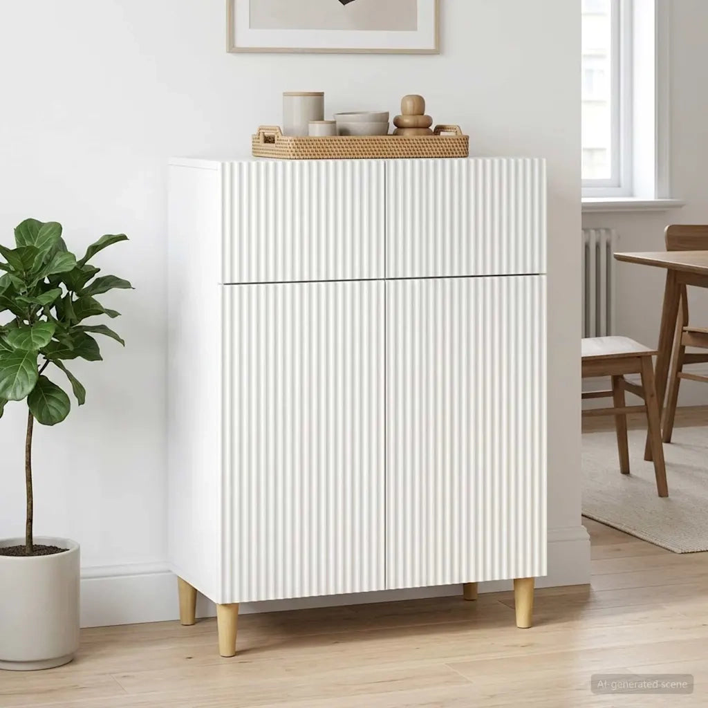 Credenza Bianco 66 x 34,5 x 90 cm Legno ingegnerizzato 894635