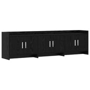 Mobile TV 168 x 33 x 47 cm Rovere Nero Legno ingegnerizzato 8011204