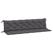 Cuscini per Panca 2 pz | Cuscini per sedie Antracite 200x50x7 cm in Tessuto Oxford