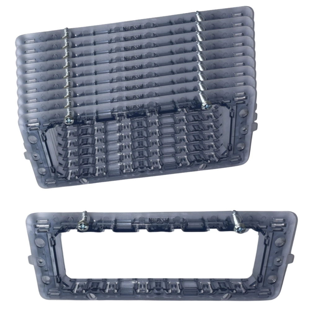 Kit supporto per placche compatibile con bticino matix 6 posti *** numero pezzi 10, confezione 1