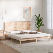 Giroletto senza Materasso-Struttura Letto 200x200 cm in Legno Massello di Pino 418903