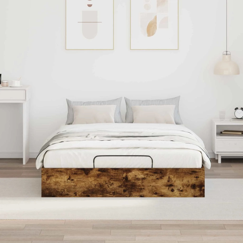 Letto ottomano Quercia Affumicata 193 x 140 x 25 cm 3409273