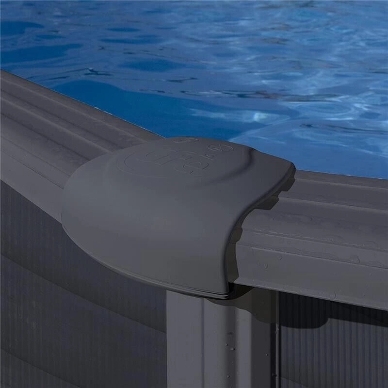 GRANADA PISCINA OVALE GRE  CON FILTRO A SABBIA 610 X 375 X 132 CM