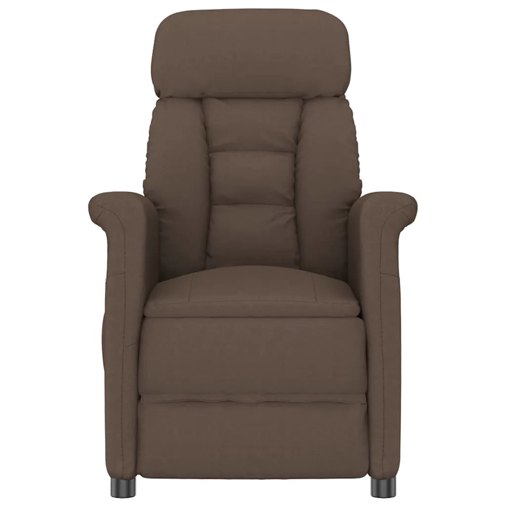 poltrona Marrone Microfibra 348399
