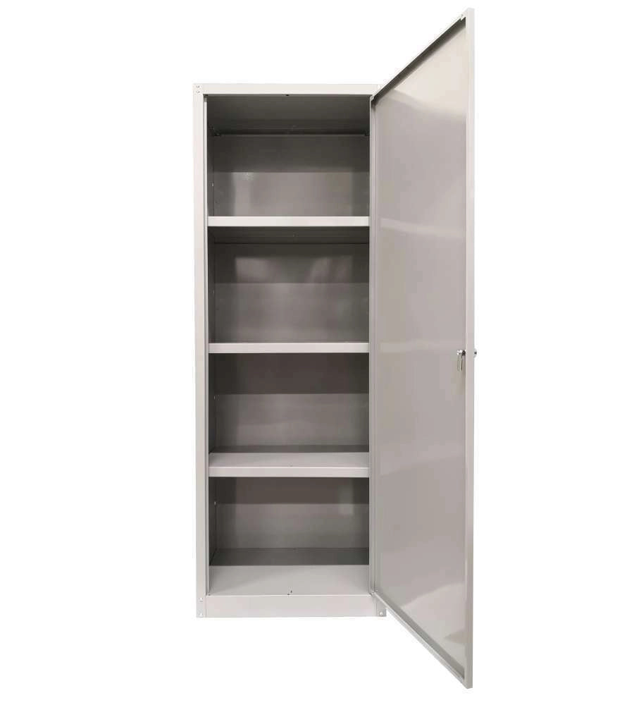 ARMADIO IN METALLO CON 3 PIANI E 1 ANTA 60 X 40 X H167 CM