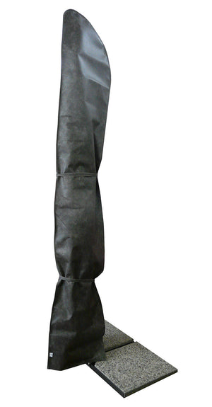 Custodia Fodera per Ombrellone da Giardino 260x49 cm in Mytex Impermeabile Taupe