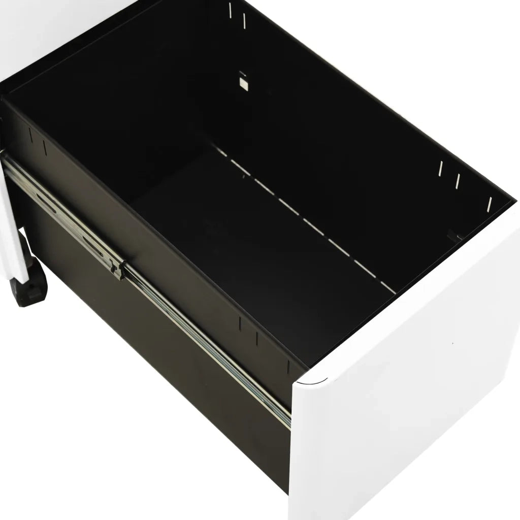 Schedario Mobile Bianco 30x45x59 cm in Acciaio cod mxl 55204