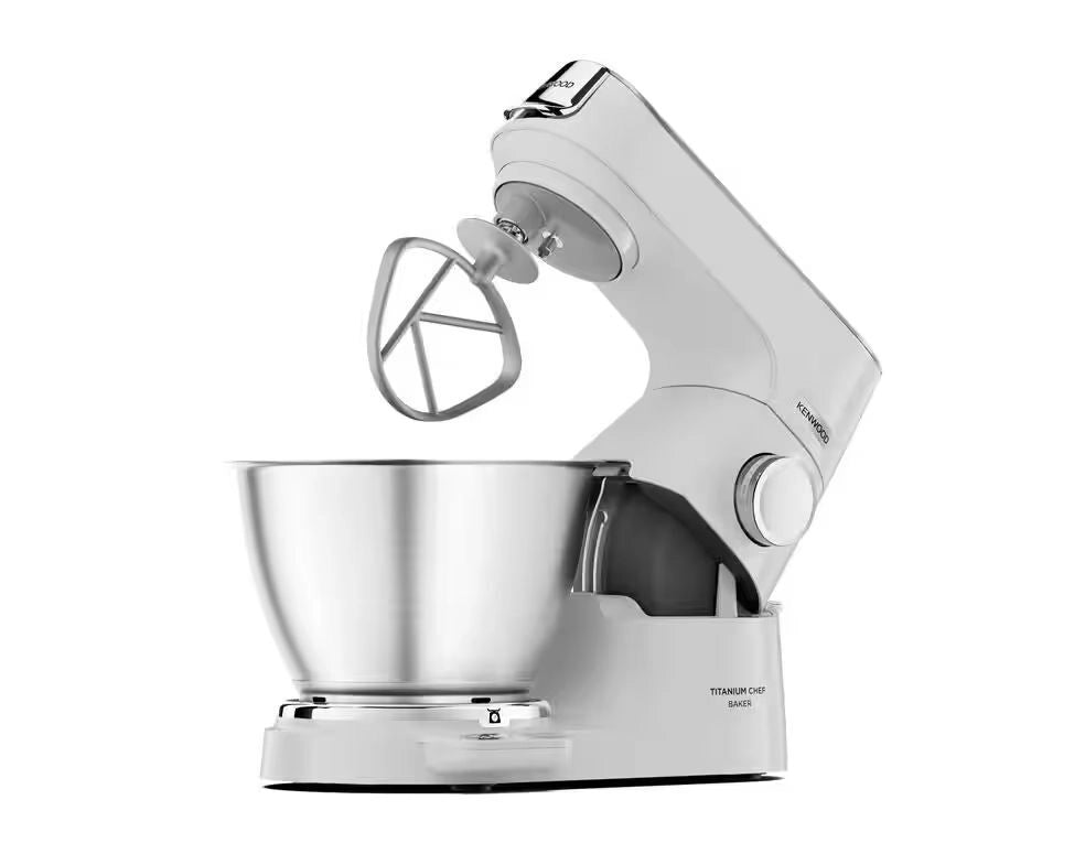 Kenwood KVC65.001SI Titanium Chef Baker Impastatrice Planetaria 1200W 5L Bilancia Integrata 6 Velocita' colore Argento