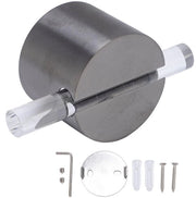 Due Manici per Asciugamani Minimalisti - 304 Acciaio Inossidabile - Montaggio a Parete - Due Pezzi - Detersivo e Resistente all'Erosione - Maniglie per Parete
