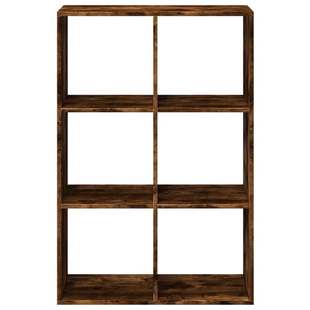 Libreria Divisorio Rovere Fumo 69,5x29x103,5cm in Truciolato 858016