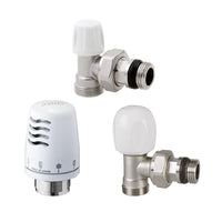 Kit Termostatico 3/8" ICMA Raccordo 1/2" Per Radiatore