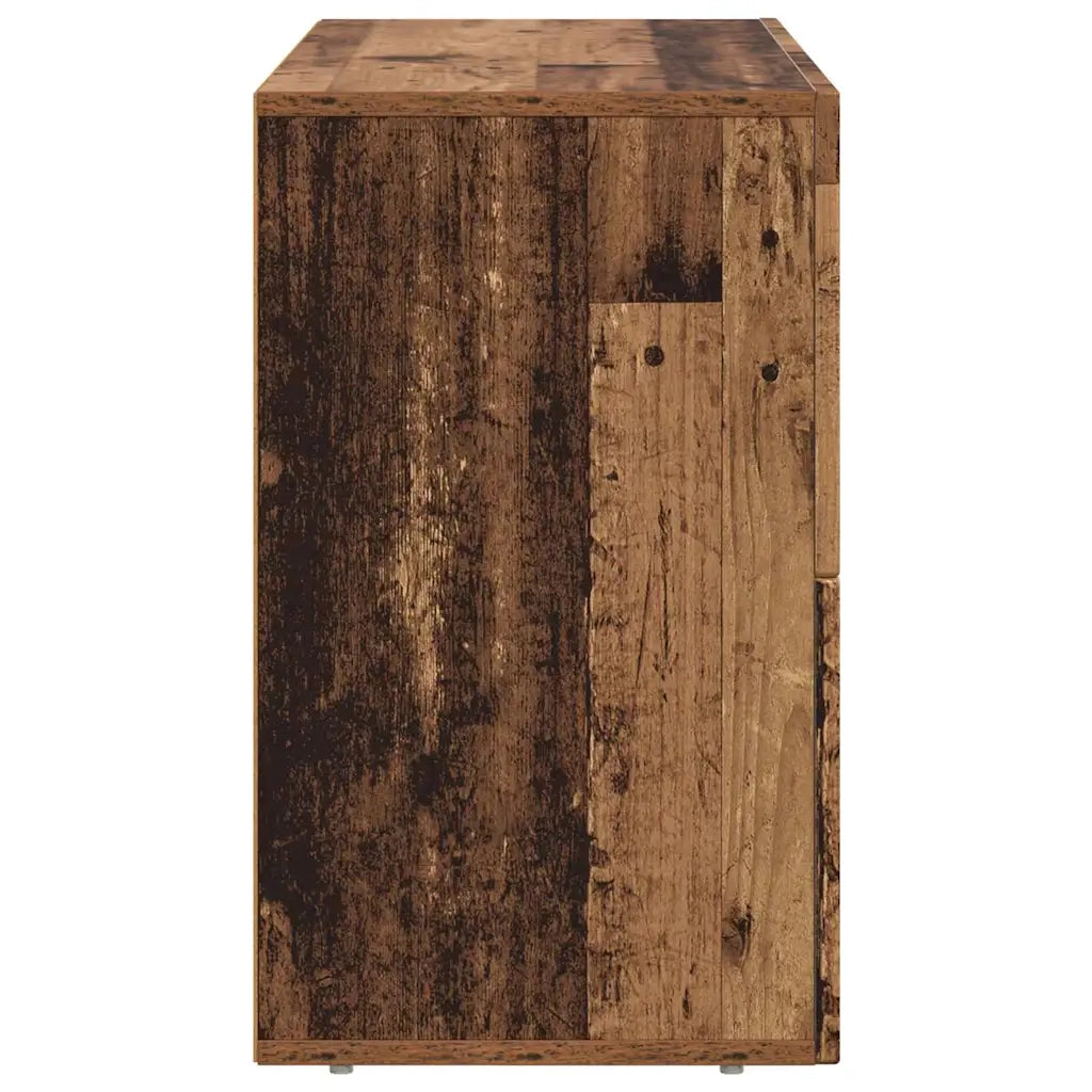 Credenza Legno vecchio 80.5 x 35 x 59 cm Legno multistrato