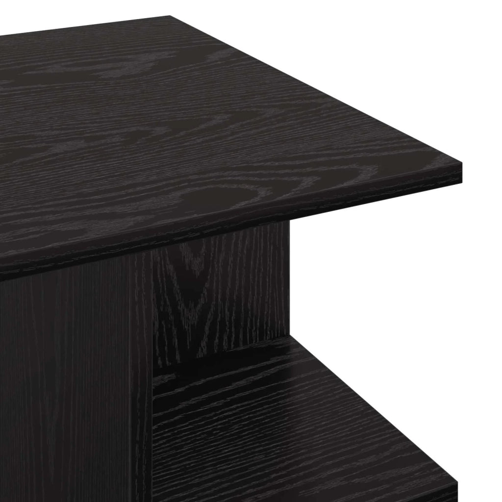 Tavolino da salotto Rovere Nero 87 x 50 x 45 cm