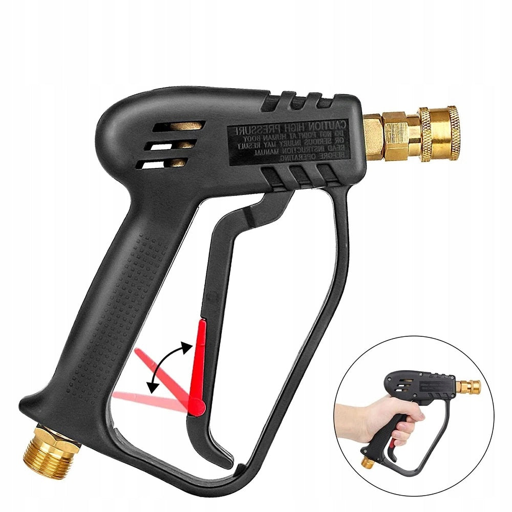 Set Pistola e Tubo Alta Pressione 10m con Schiumogeno – Compatibile con Idropulitrice Kärcher K2–K7 | 5 Ugelli | 200 BAR