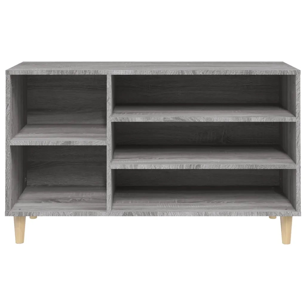 Scarpiera | Mobile per scarpe Grigio Sonoma 102x36x60 cm in Legno Multistrato