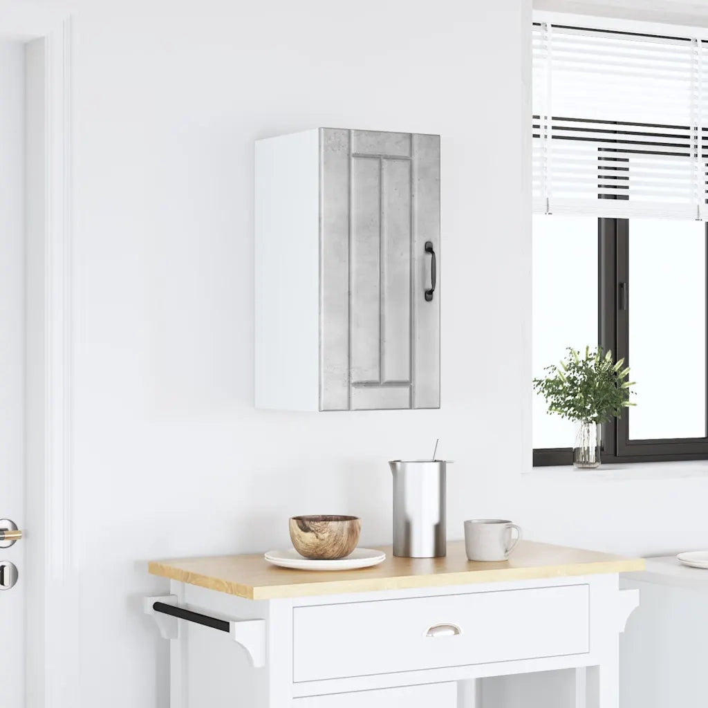 Pensile da Cucina Lucca Grigio Cemento in Legno Multistrato 853781