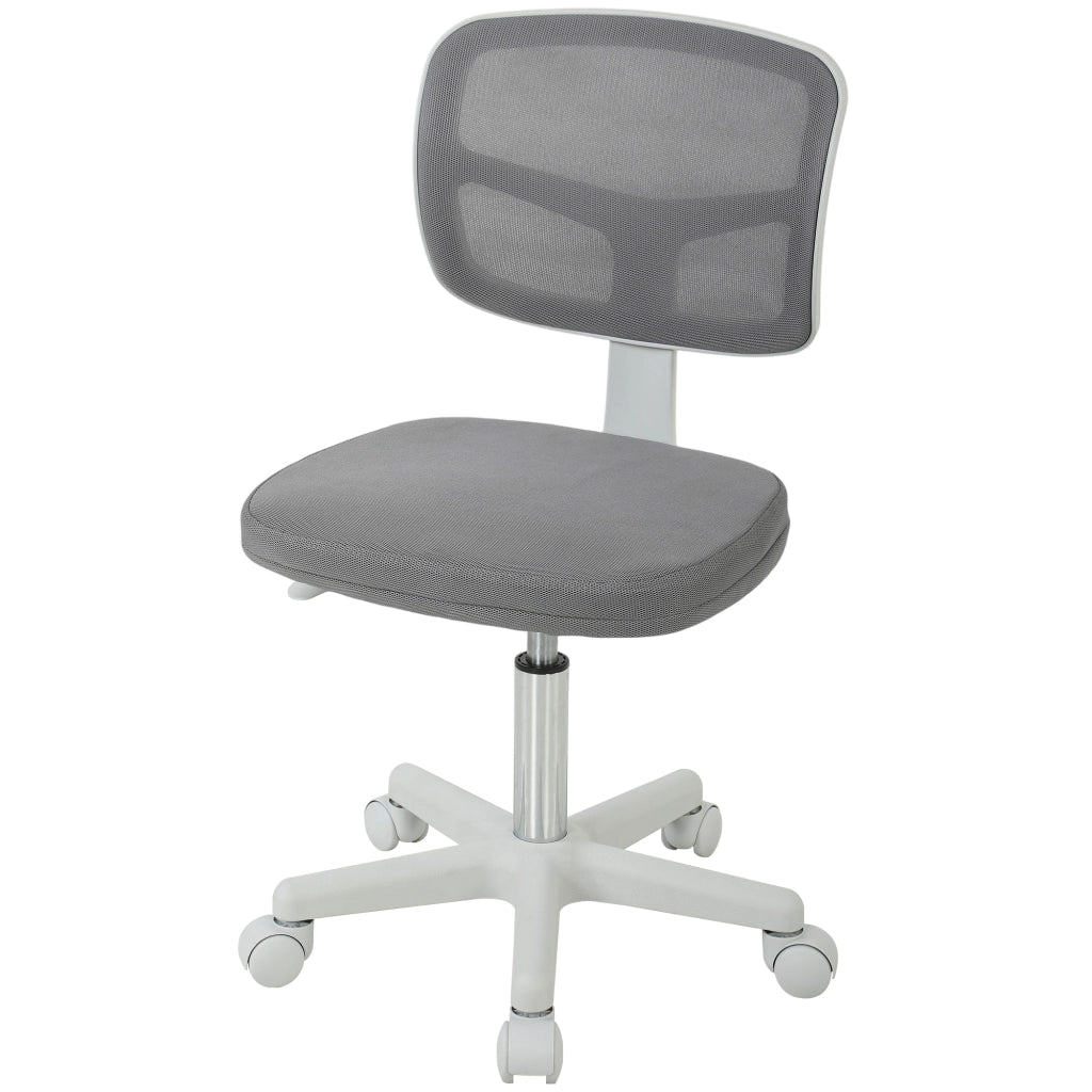 Sedia da Ufficio Ergonomica Senza Braccioli ¨C Xylo ¨C Schienale in Rete Grigio
