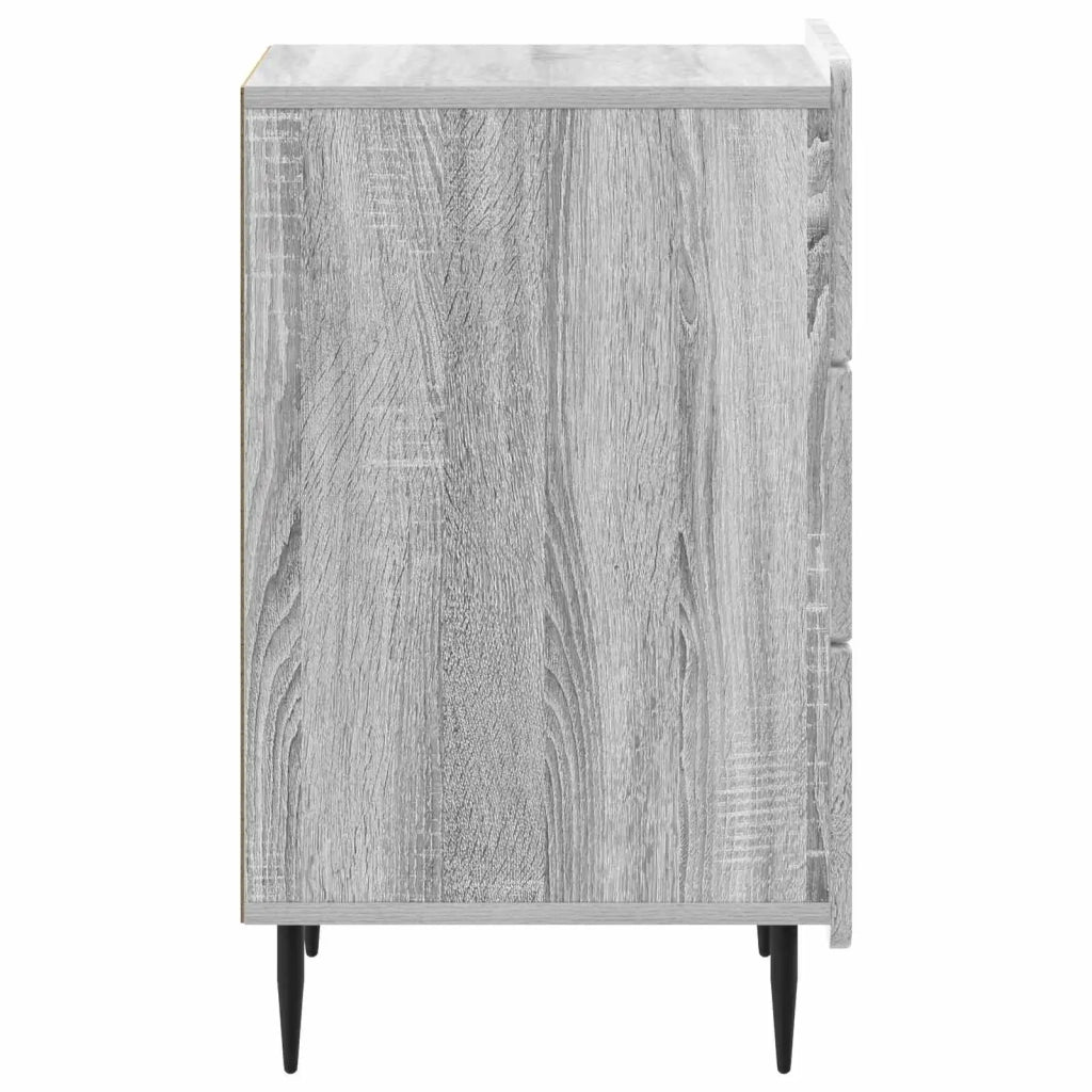 Armadio da Notte con cassetto Grigio Sonoma 43x 41 x 68 cm 894331